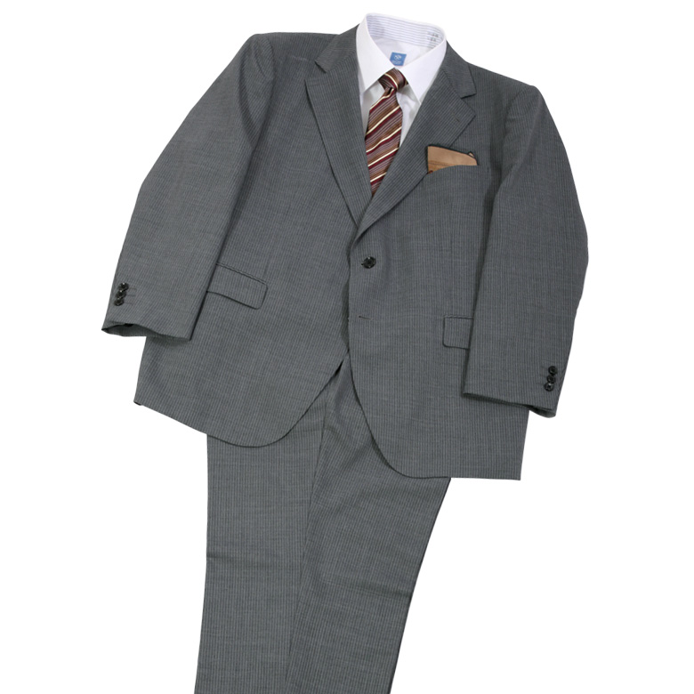 大きいサイズ 春夏2つボタンスーツ KE体 ウエスト115cm-130cm/KE5-KE8