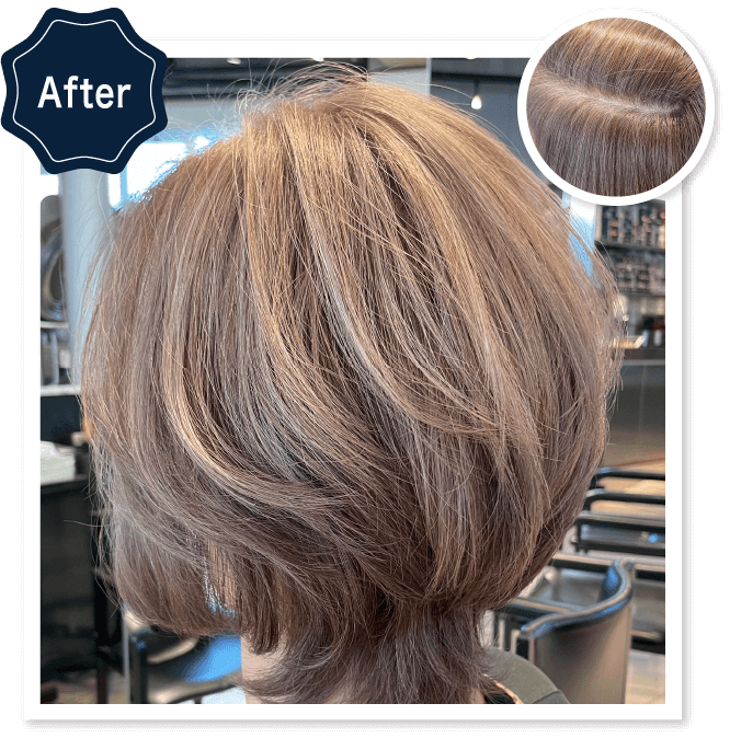 白髪をいかしたハイトーンカラー | コレストン パーフェクト + 公式サイト