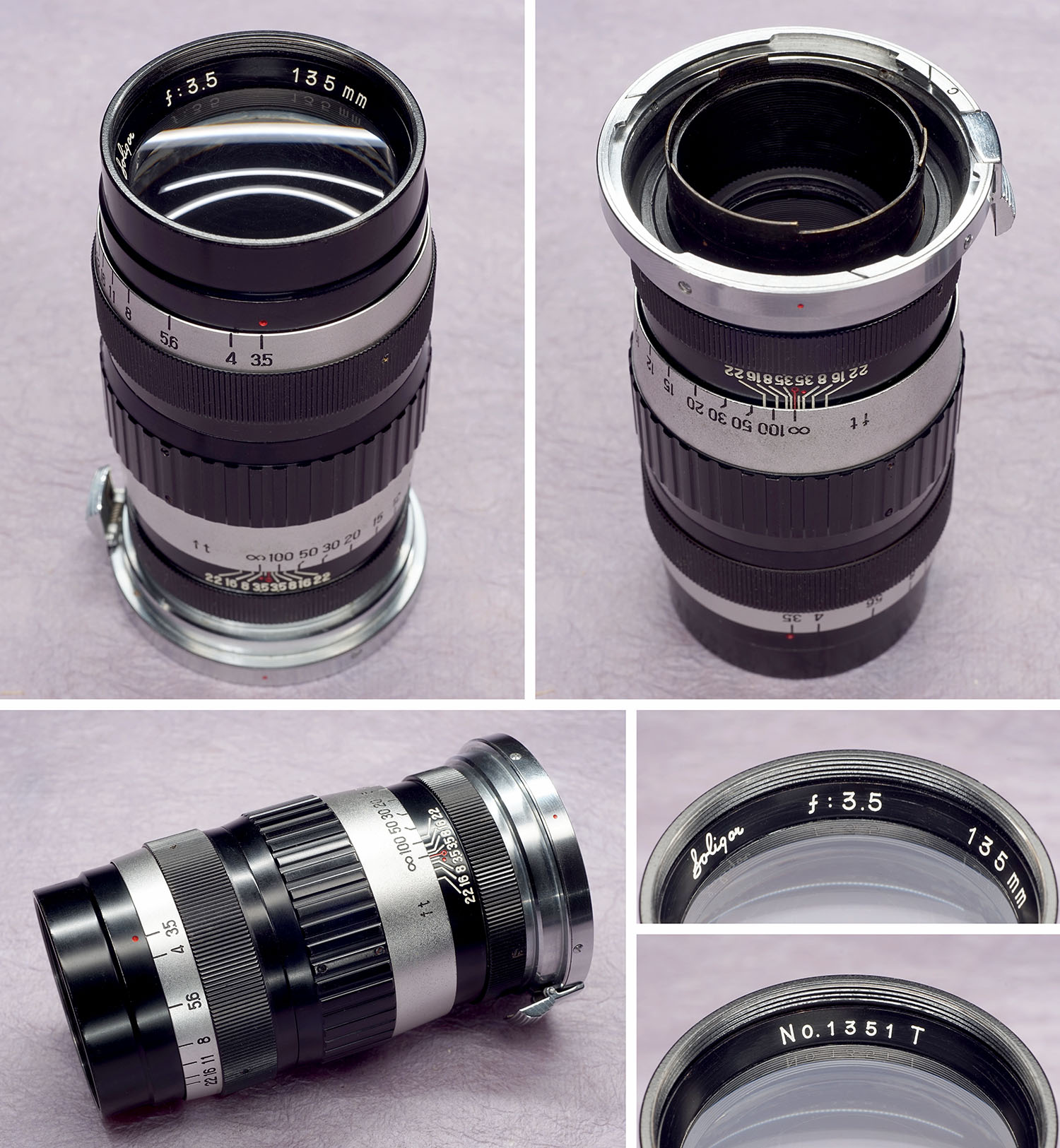 初期ミランダ用ソリゴールレンズとその周辺／さまざまな記号編（後編