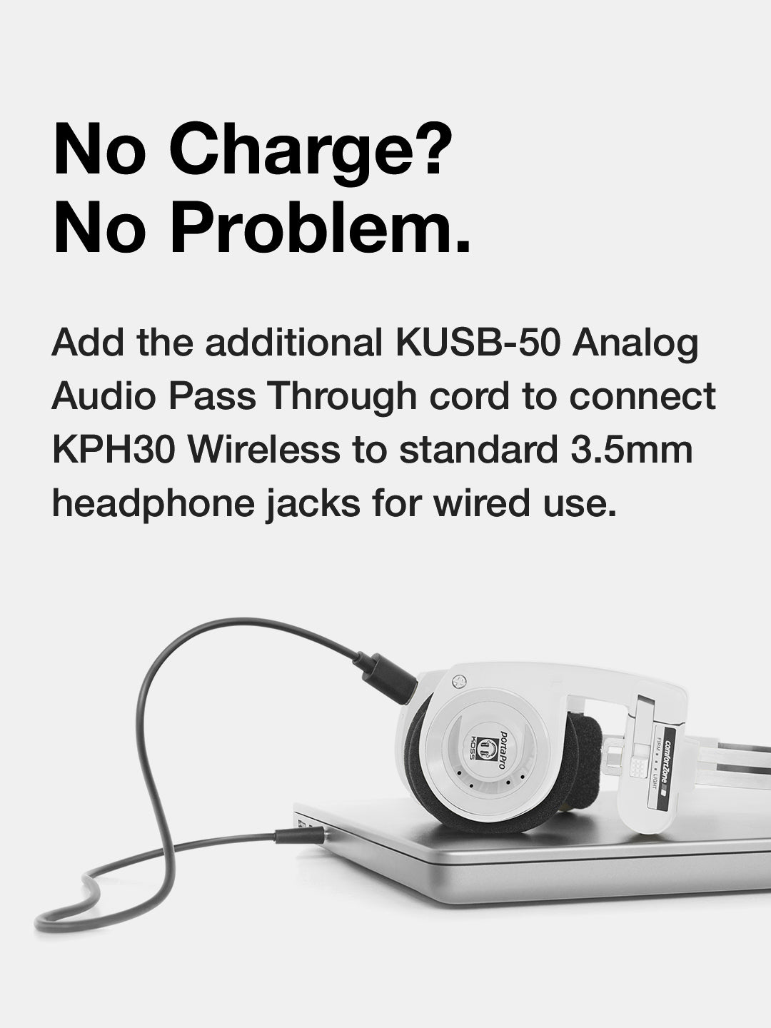 Porta Pro® Wireless Arctic White Headphones - Koss Stereophones