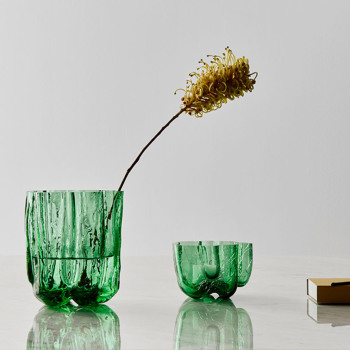 コスタ ボダ Crackle(クラックル) ミニベース 12cm グリーン フラワー