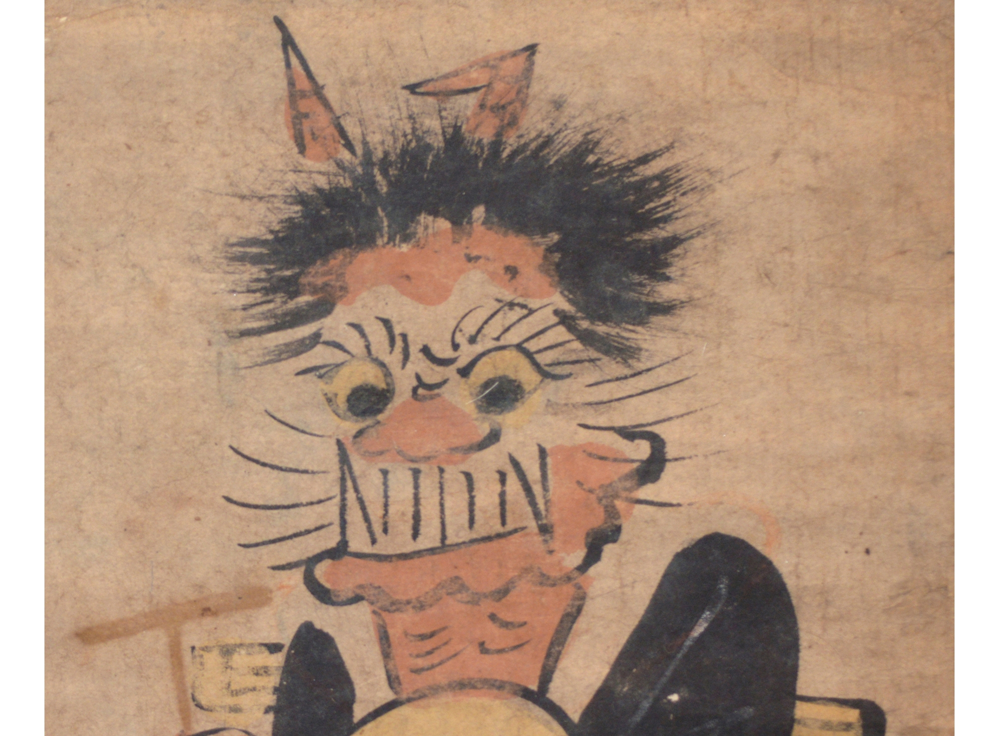 ゆるかわの民芸絵画・節分と大津絵/鬼の寒念仏/地獄草子｜美術品・骨董