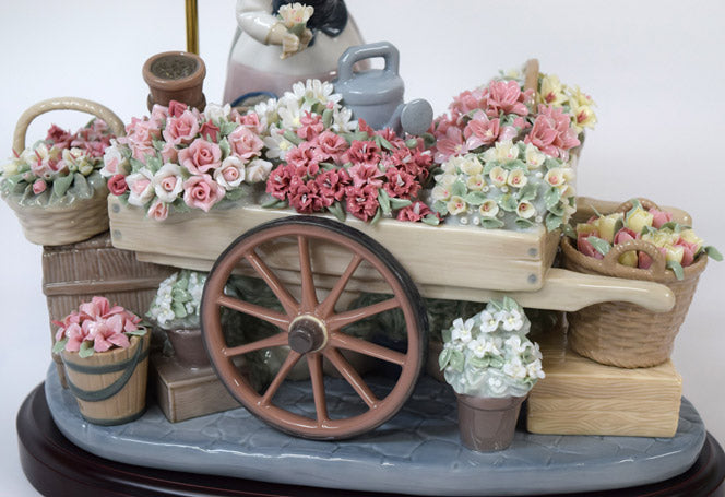 リヤドロ(LLADRO)「公園通りの花屋さん」磁器フィギュア 絵画買取