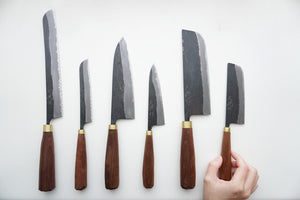 鍛冶職人 赤畠大徳 ｜ 黒打三徳包丁 165mm