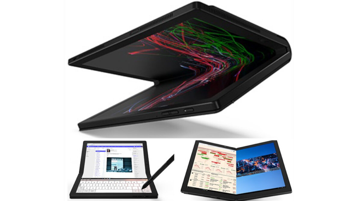 ソフトバンク 「ThinkPad X1 Fold」発売！本みたいに画面が折りたため