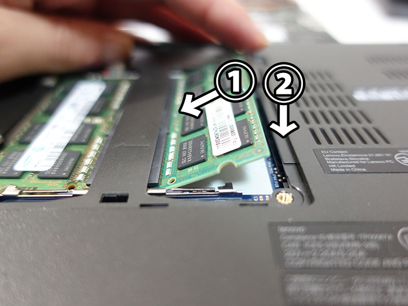 ThinkPad E450 HDDからSSDへ換装 メモリ増設方法 交換後の感想