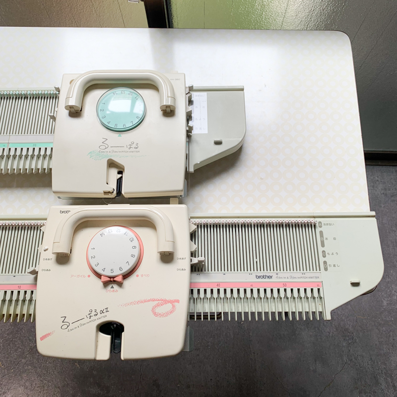 Brother KH-365 編み機 編み機をみんなで復活させよう！～編み機で編育