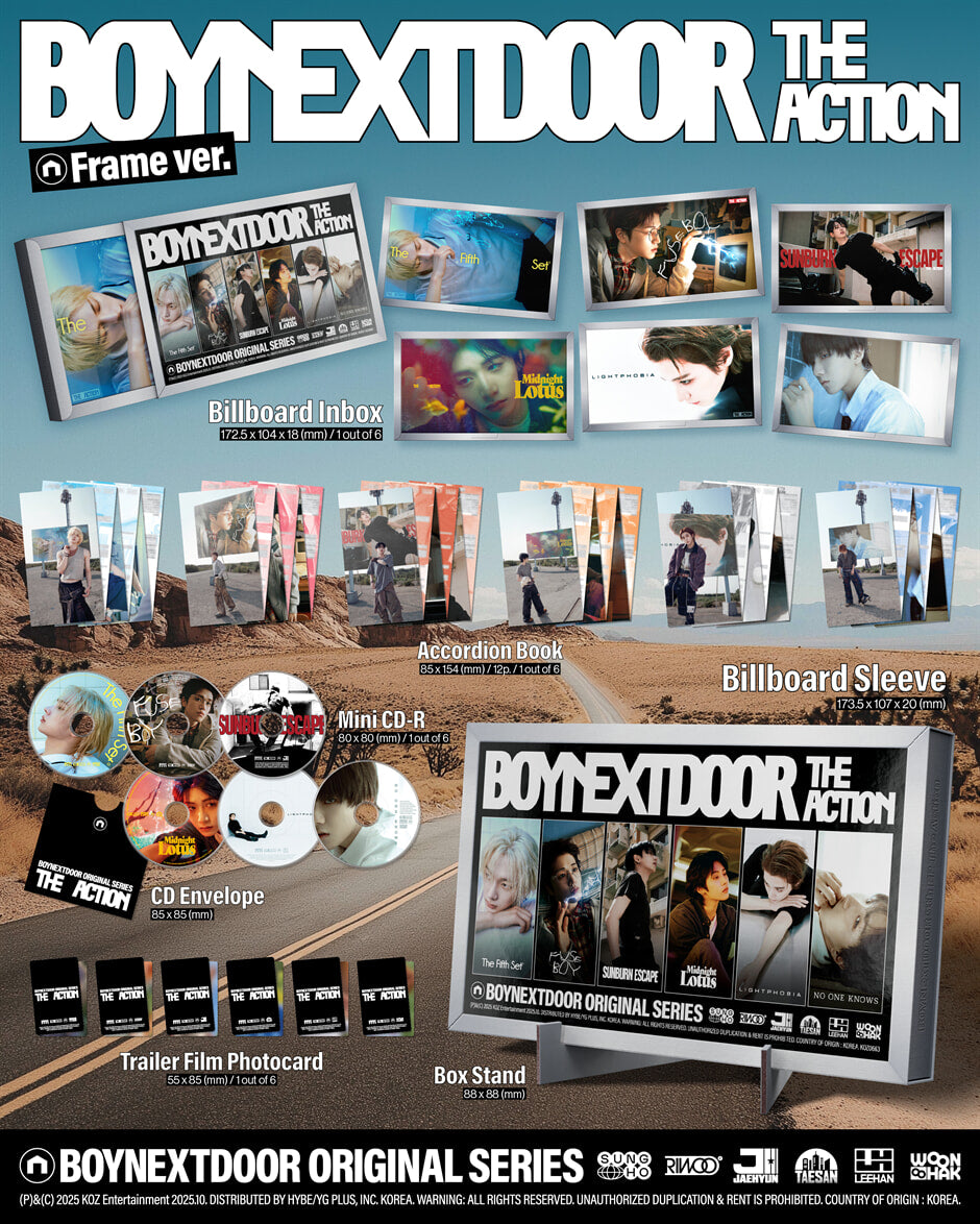 BOYNEXTDOOR - The Action (Frame Ver.) – K Stars
