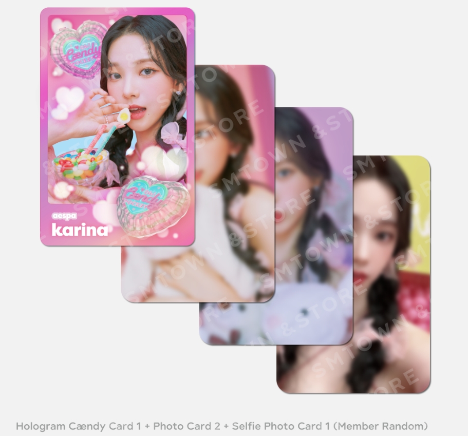 Aespa - Random Trading Card Pack - Oh! Caendy Pocket Part.1 - KR