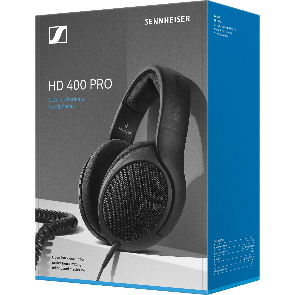 Sennheiser HD 400 Pro Studio Reference Headphones - Black – Kraft