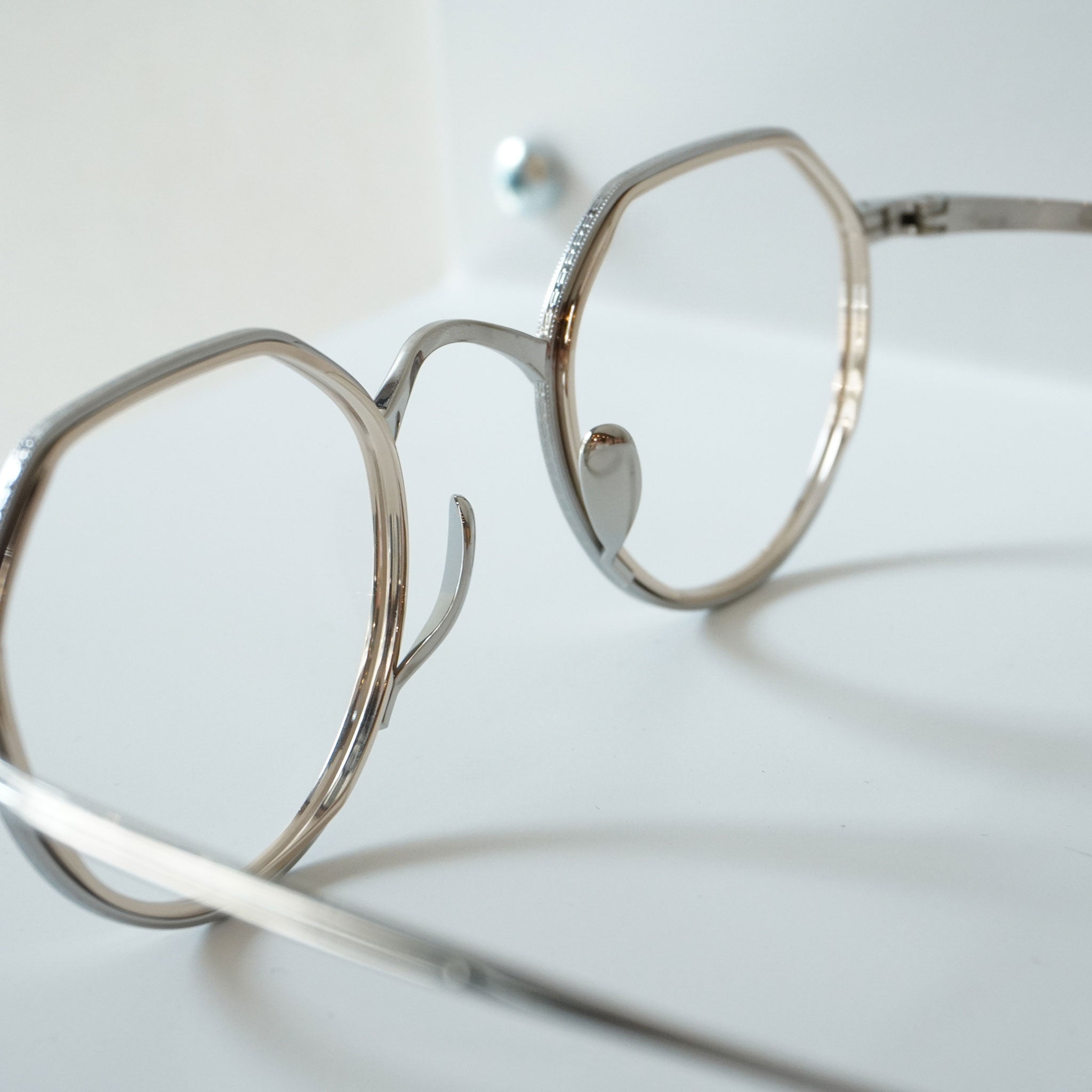 KameManNen / KMN 1231 / TS/LG Silver / Glasses – KRANC OPTICAL