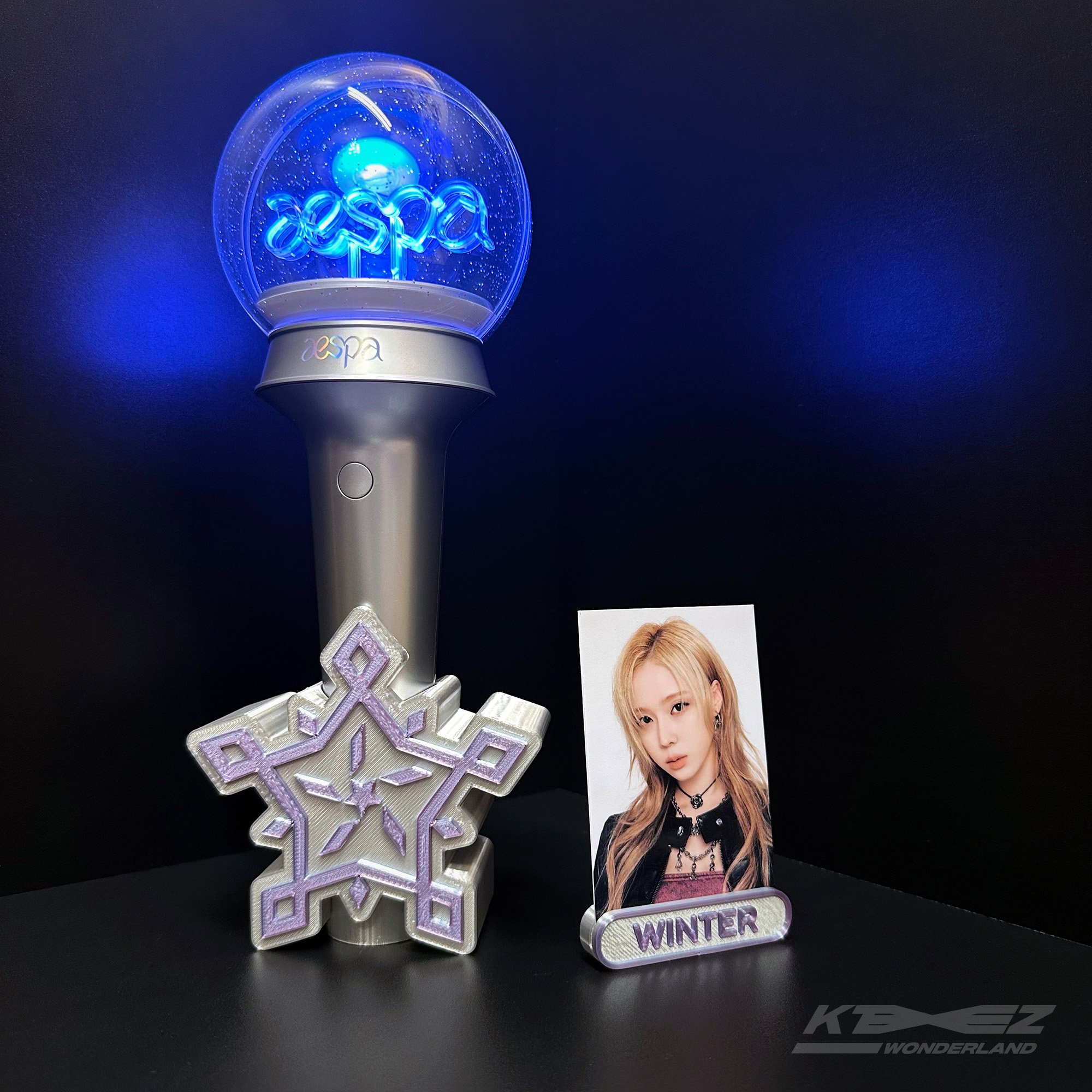 Aespa Star Lightstick Stand + Winter PC Stand - KTEEZ Wonderland