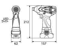 1/4″コードレスインパクトドライバセット | KTCツールオフィシャル