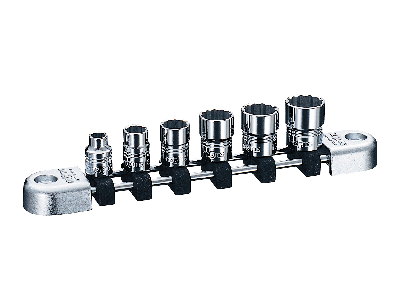 ネプロス 6.3sq.ソケットセット（十二角）[6コ組] | KTCツール