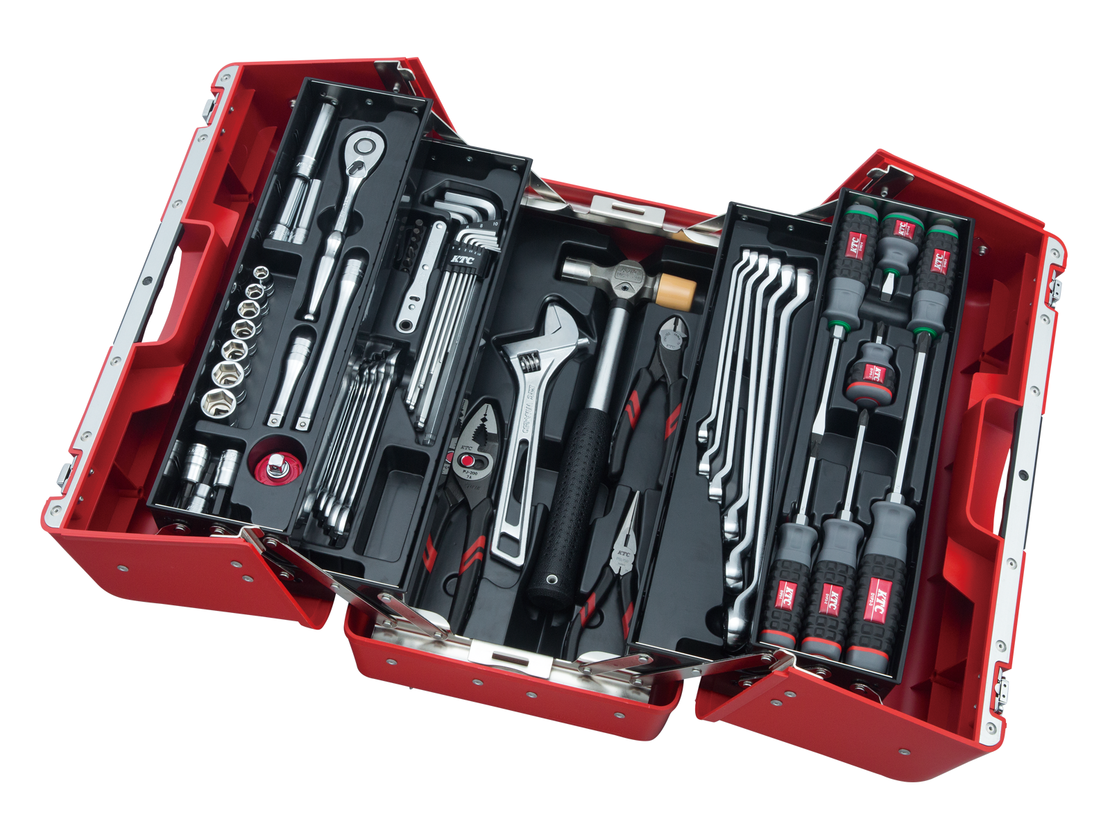 工具セット（両開きプラハードケースタイプ） | KTCツール