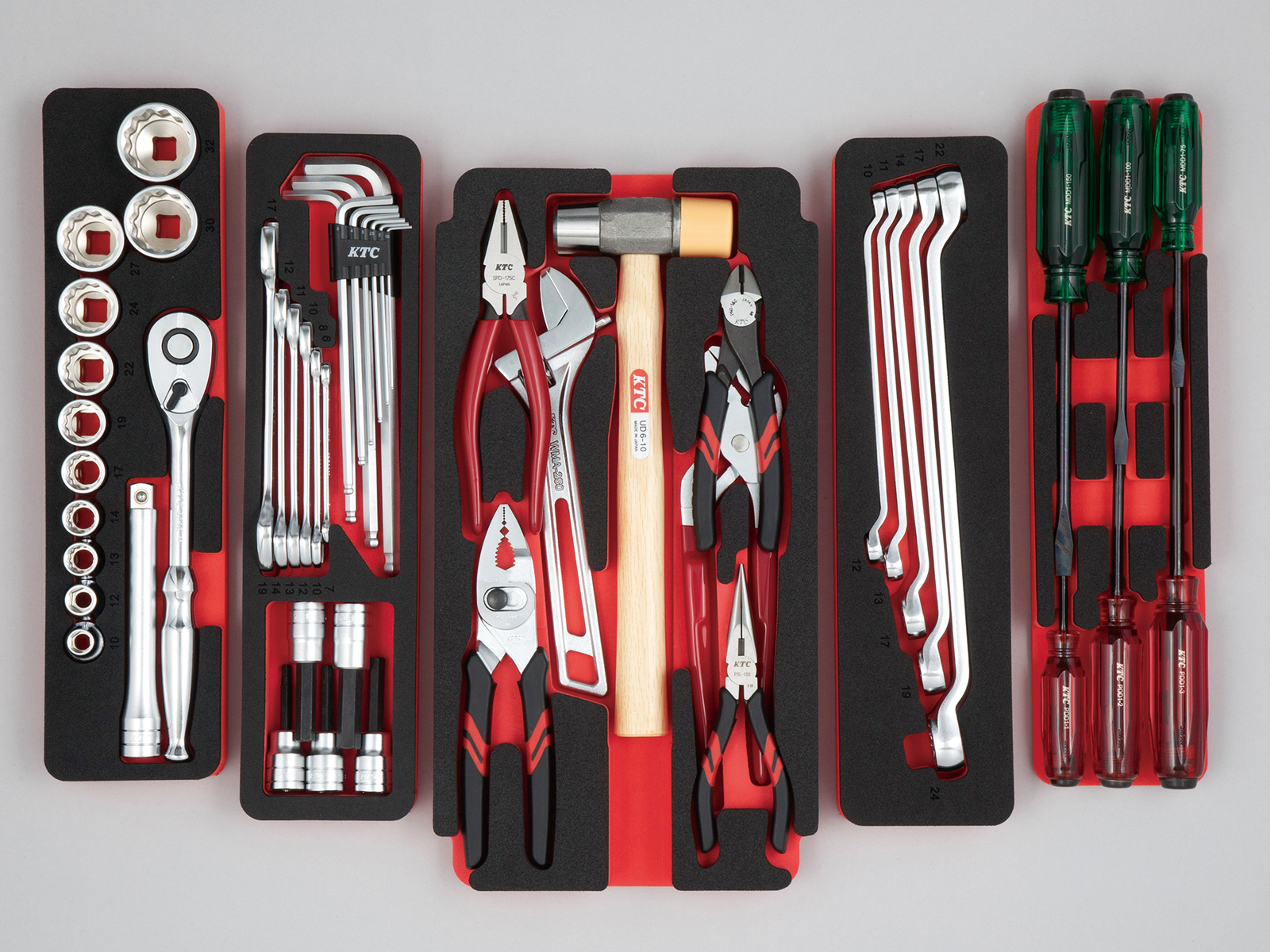 工具セット（インダストリアルモデル）[51点] | KTCツール