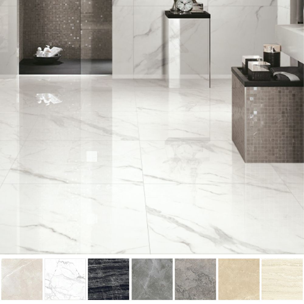 スワンタイル CMI コンバイン 600角平 タイル 大理石調 4枚入/ケース