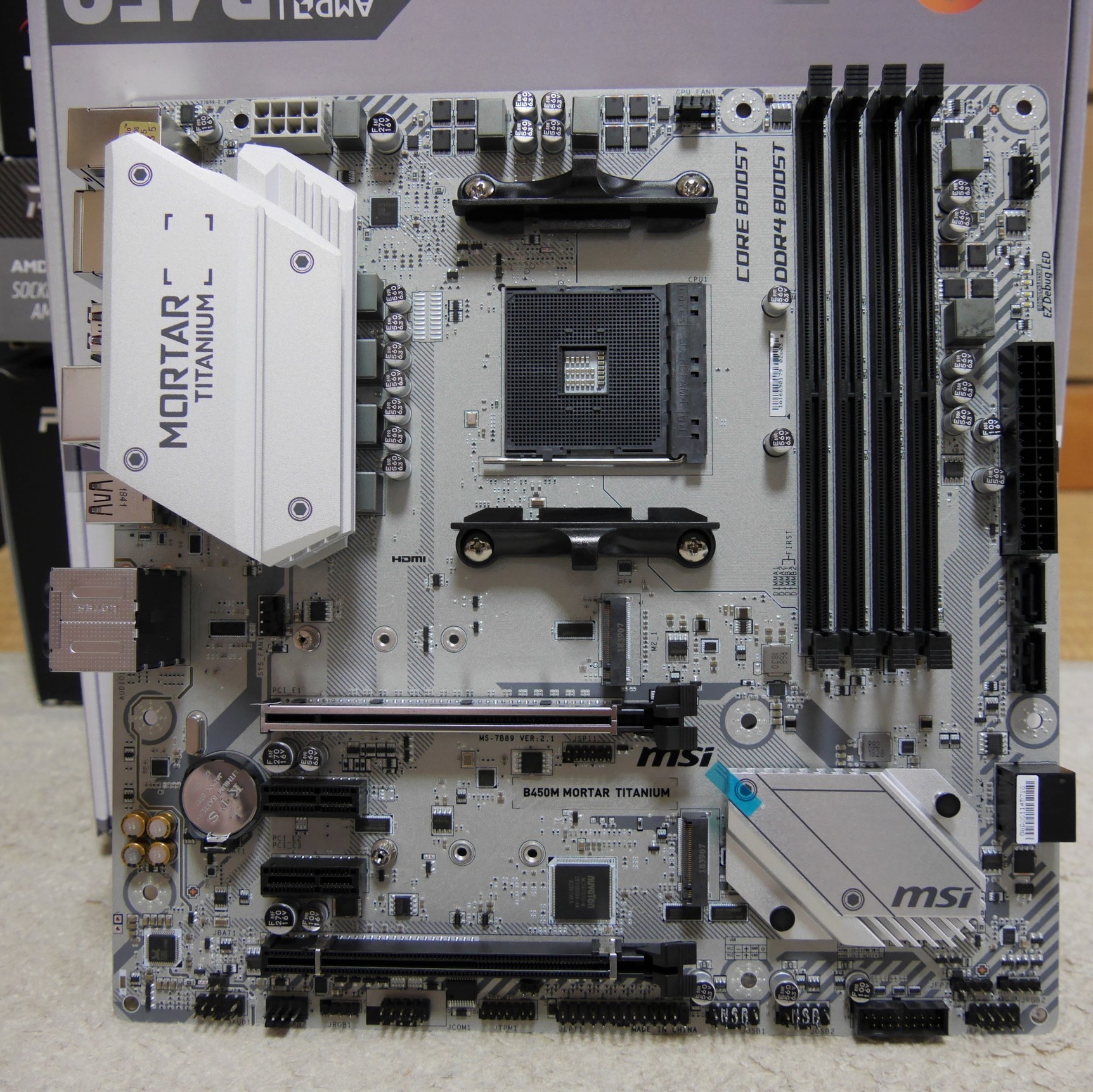 MSI B450M MORTAR TITANIUM: 思いつくがままのぶろぐ