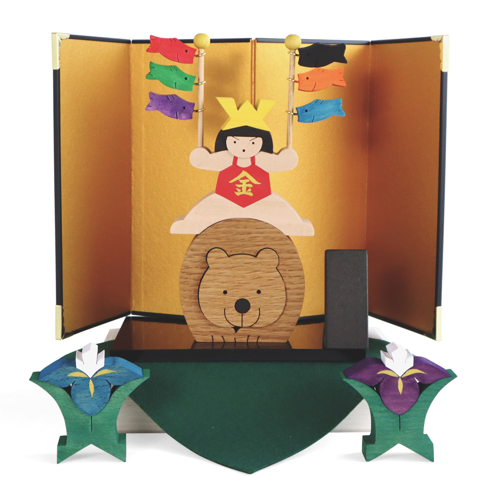 五月人形Bセット 木のおもちゃ杢・MOKU