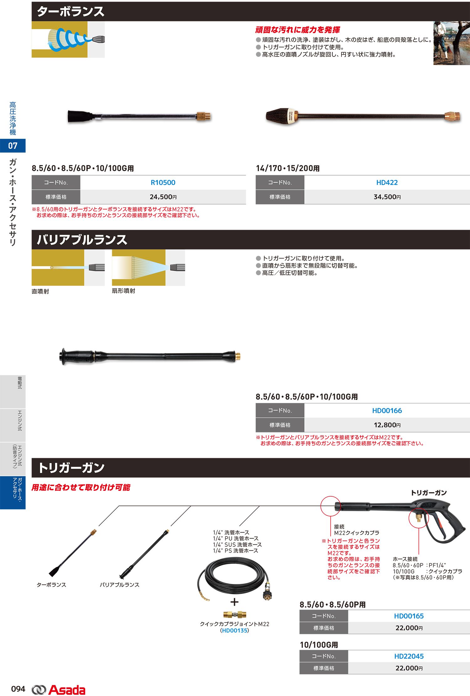 アサダ(Asada) 8.5/60 HD8506 高圧洗浄機 電動式【徹底解説