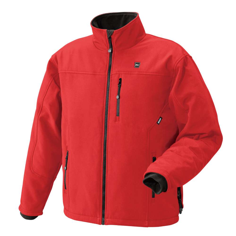 リョービ 充電式ヒートジャケット(赤) M BHJ-RM 本体のみ〜XL BHJ-RXL