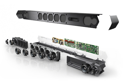 7.1chサラウンドを省スペースで実現できるサウンドバー「HT-ST5