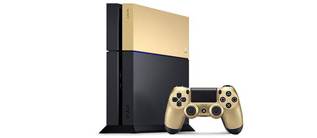 PlayStation4に、ゴールド/シルバーのワイヤレスコントローラーやHDD