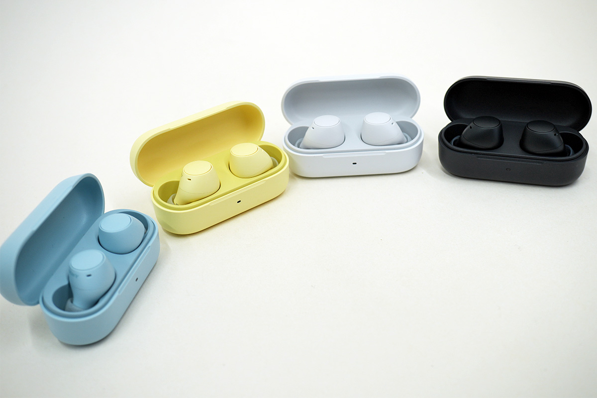 ソニー史上最小サイズ密閉型完全ワイヤレスイヤホン「WF-C510」実機