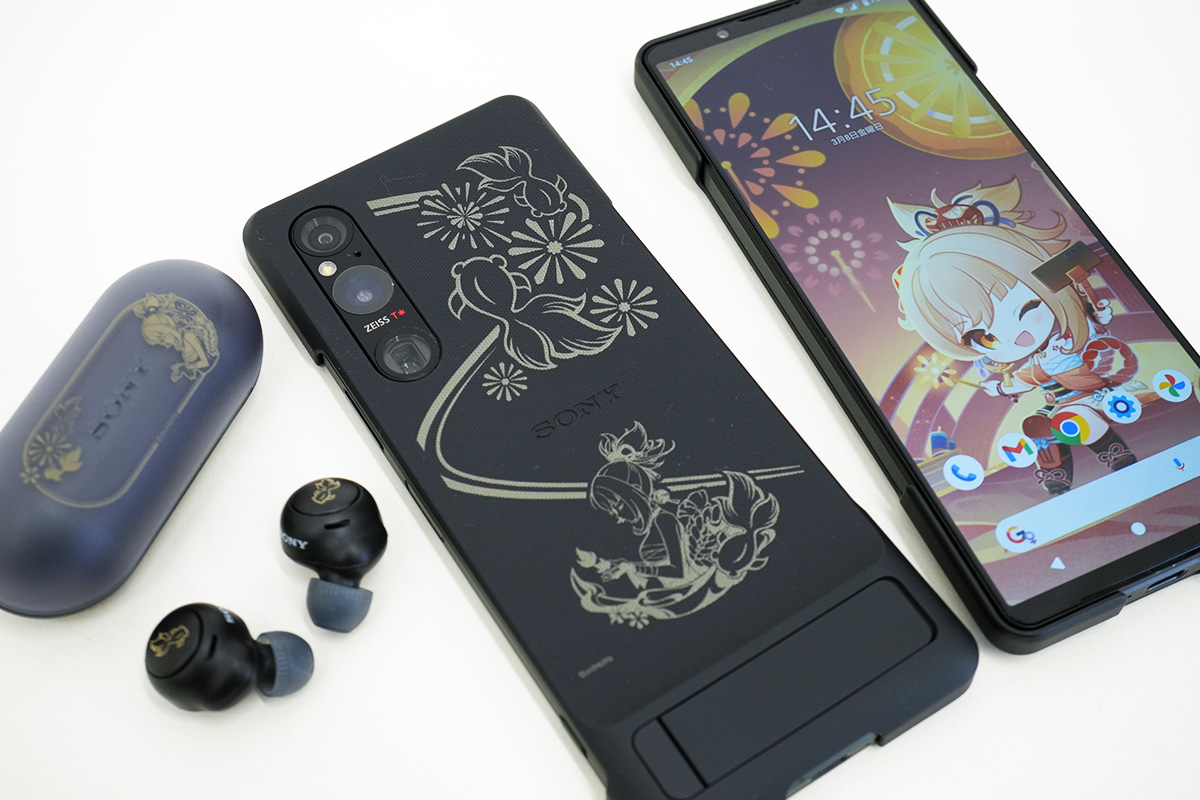 原神 × ソニーストア コラボモデル Xperia 1V / 5V 純正カバーケースを