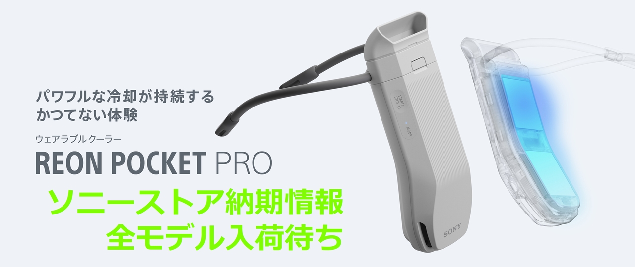 8/22在庫復活】ウェアラブルサーモデバイス REON POCKET PRO (レオン