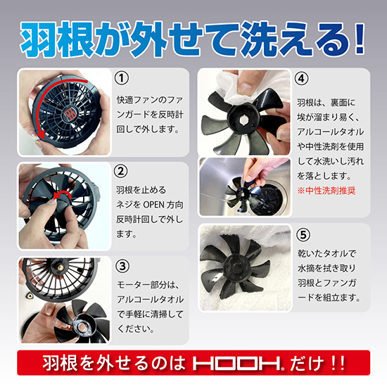 村上被服鳳凰V1502快適ウェア用ファンケーブルセット