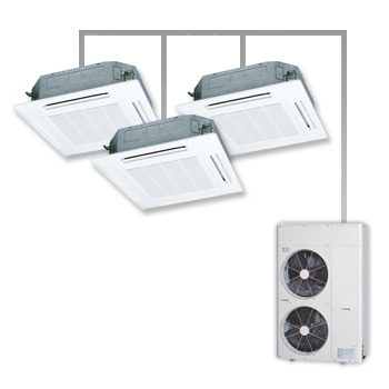 天井カセット形4方向トリプル 6馬力 超省エネタイプ ｜ 業務用エアコン