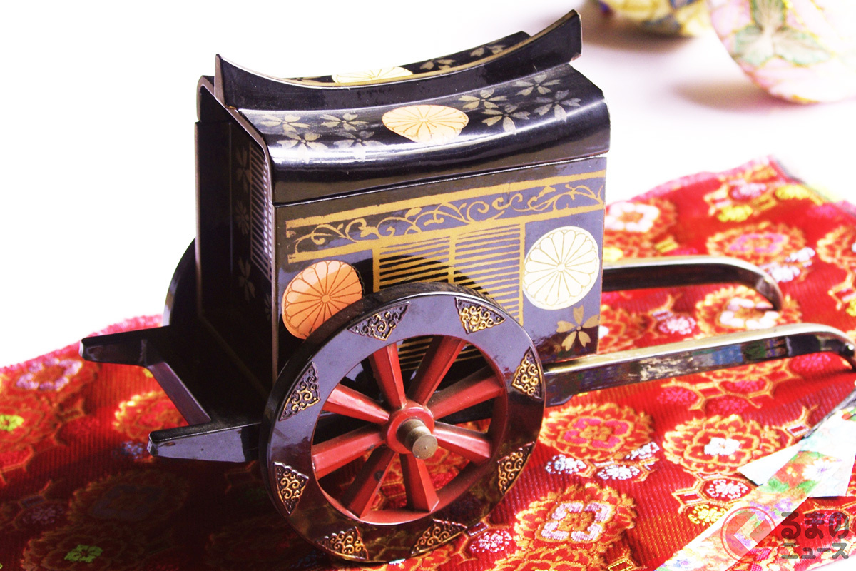ひな祭り】ひな飾りの「御所車」ってどんな車？ 飾りから「牛」が消え