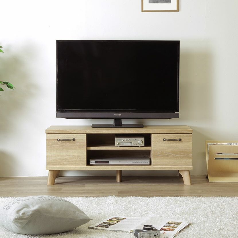 幅105cm テレビボード 木目調 ローボード テレビ台 北欧 ルンバブル