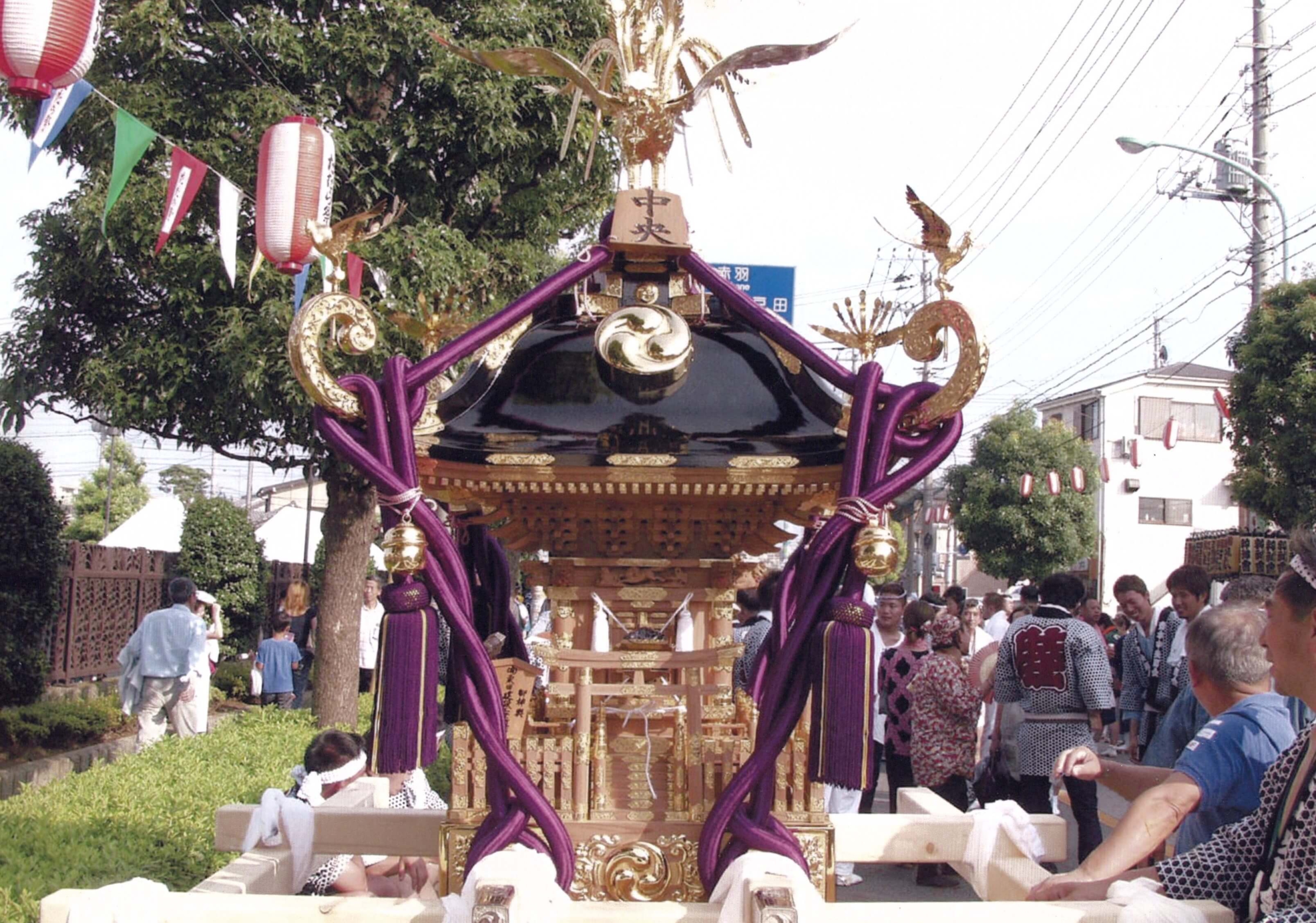 自社御神輿の製作 平成15年 | （有）栗田建設工業所 | 新築