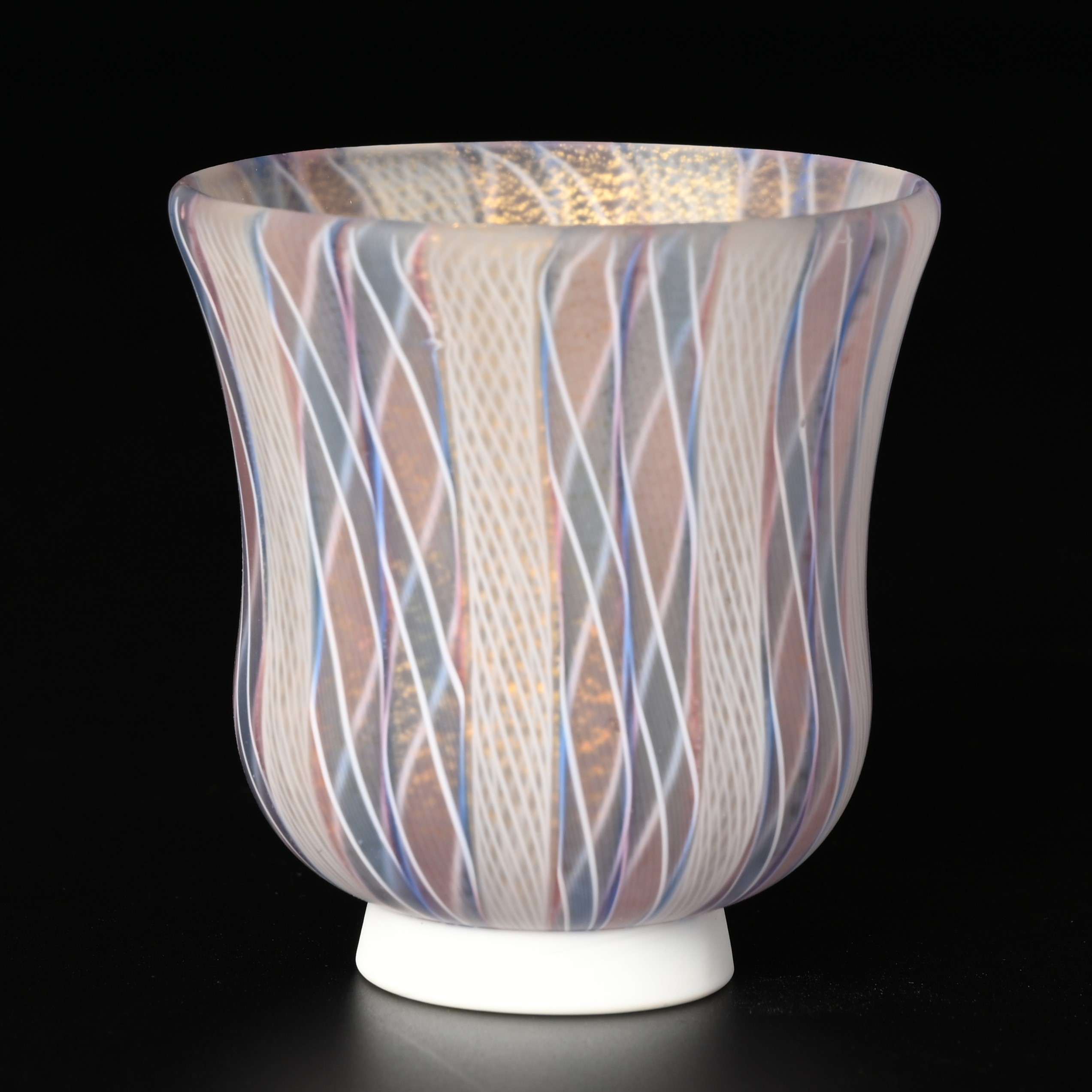 藤田喬平 手吹ヴェニスぐい呑 | 銀座 黒田陶苑オンラインショップ