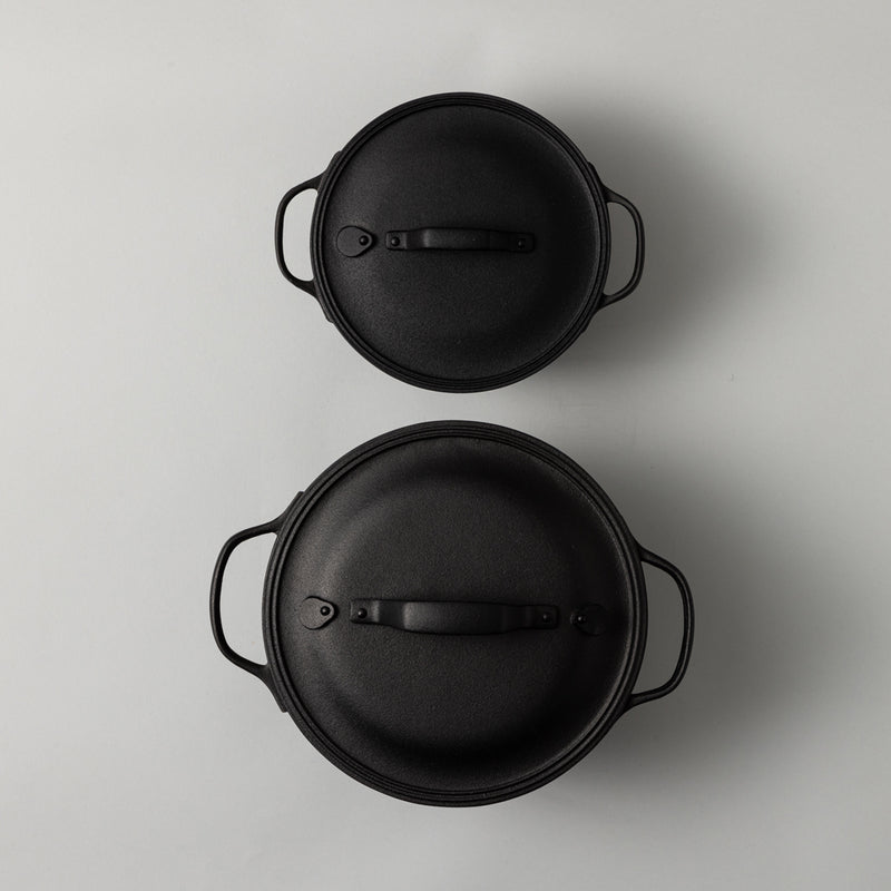 南部鉄器 鉄鍋 クックトップ丸 深形 中 20cm – kuros.style