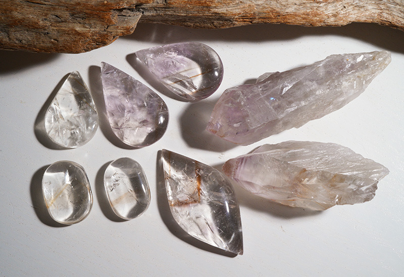 蛍光ファントムアメシスト（限りなくホワイトアメシスト） – kuwa works