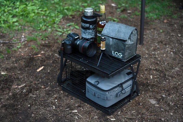 ANOBA アノバ BLACK EDITION ウッドラック2段 – 旅とアウトドア KY-TON