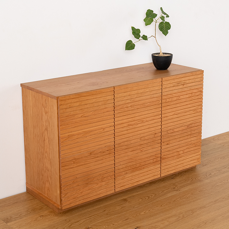 風雅／FUUGA キャビネット W1200（ブラックチェリー）