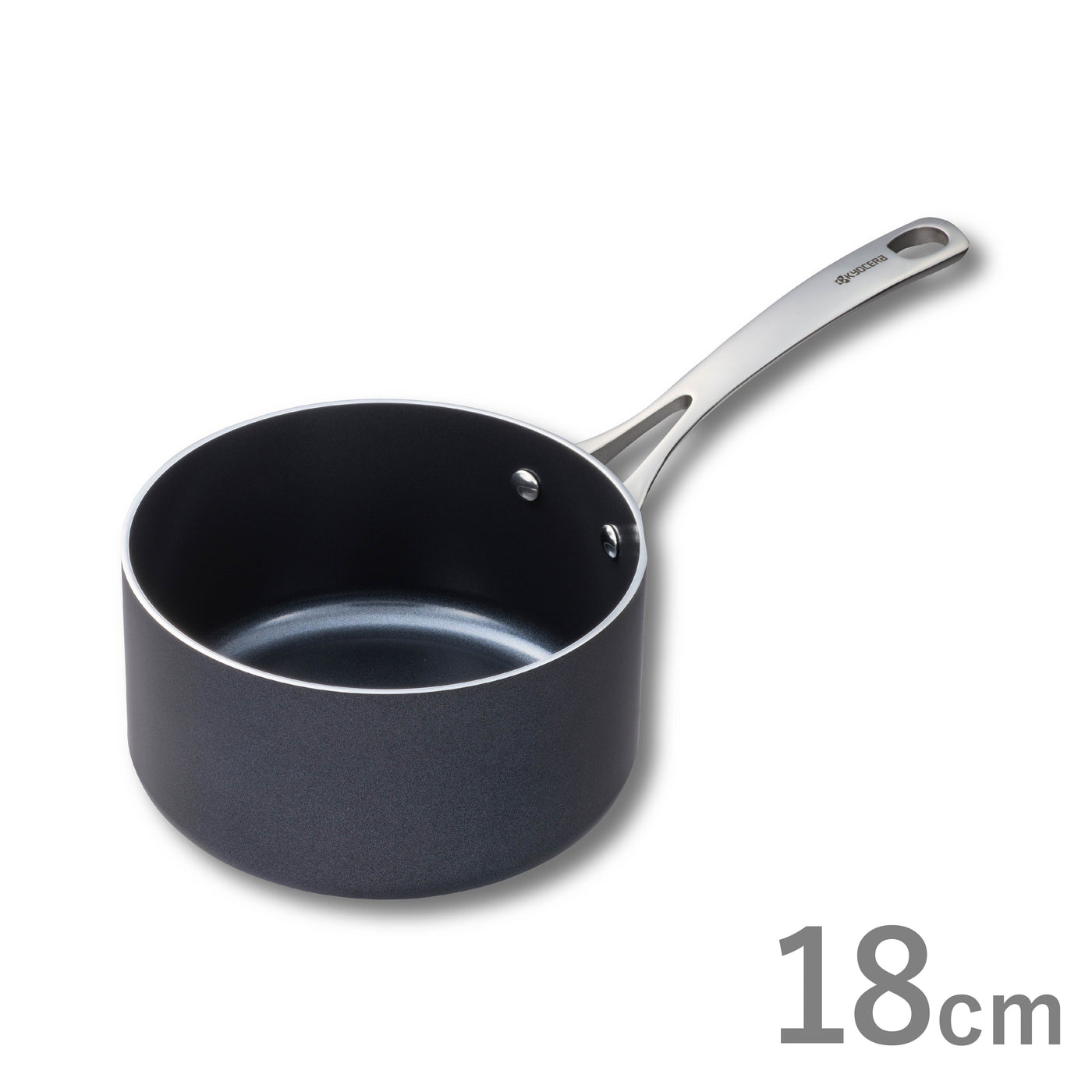 公式】京セラ セラブリッド 片手鍋 18cm（IH/ガス火対応） – 京セラ