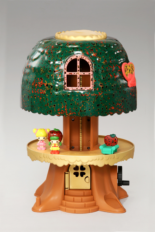 赤い鶴模様の木製 こっぽり 赤い鶴模様の木製 こっぽり