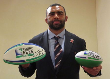 2019 All For Japan Team］日本代表リーチマイケルサインボール