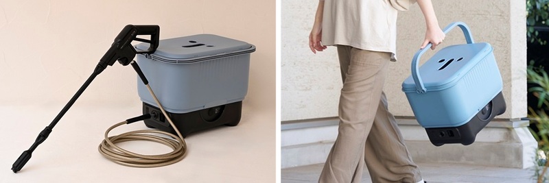 電源も水道も不要！「バッテリー対応 給水タンク式 高圧洗浄機