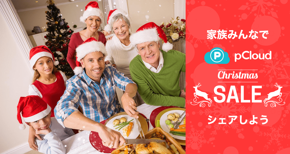 ノイテックス有限会社 pCloud クリスマスキャンペーン 2025 を開催