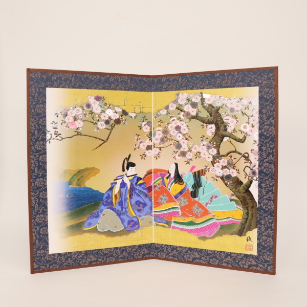 源氏物語二曲屏風 | 一般財団法人伝統文化保存協会 | 京ものさんぽ