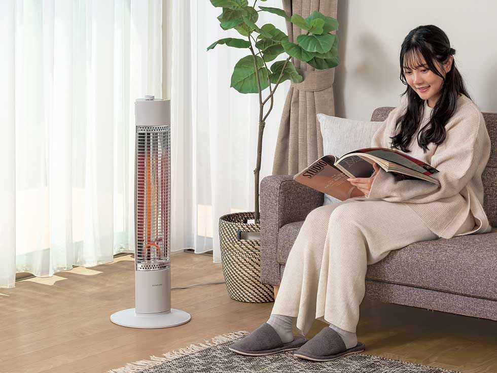 販売終了】シーズヒーター遠赤電気ストーブKSS-08252 | コイズミ