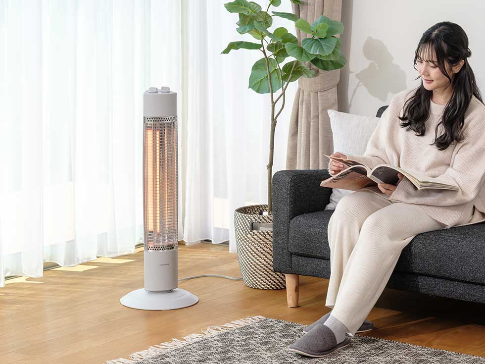 グラファイトヒーター遠赤電気ストーブKKS-09257 | コイズミオンライン