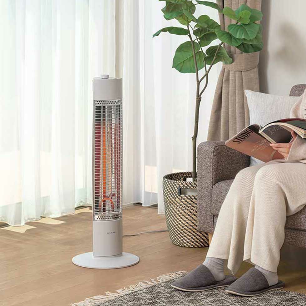 販売終了】シーズヒーター遠赤電気ストーブKSS-08252 | コイズミ