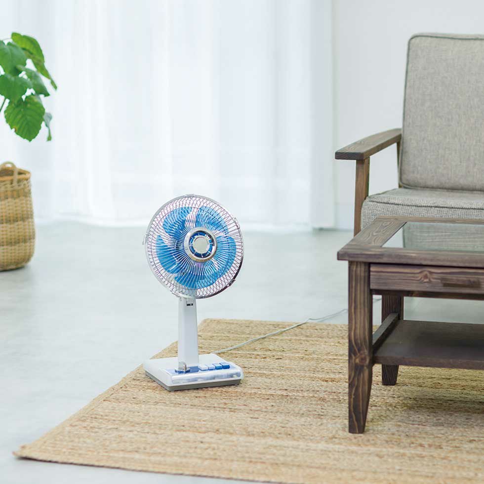 販売終了】レトロデザイン ミニ扇風機KLF-2035 | コイズミオンライン